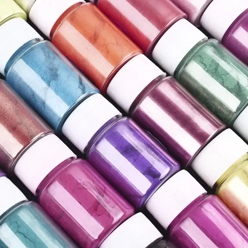 Kit 6 à 30 pigments poudre mica pour résine époxy