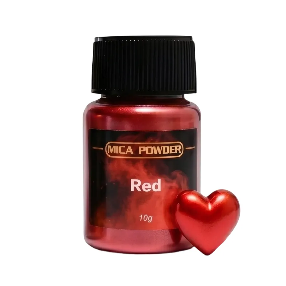 Kit 6 couleurs pigments poudre mica nacrée pour résine