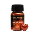 Kit 6 couleurs pigments poudre mica nacrée pour résine – Couleur Red-orange