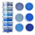 Kit 6 couleurs poudre de mica nacrée pour résine – Couleur Bleu (03)
