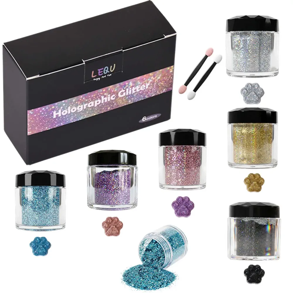 Kit 6 paillettes nacrées mica caméléon pour résine