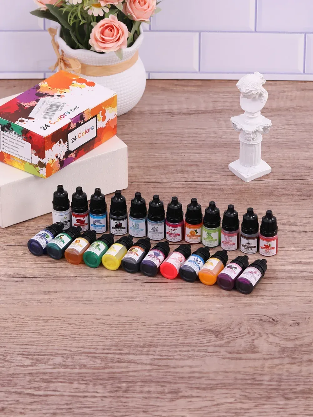 Kit colorant liquide résine époxy pour bijoux et artisanat