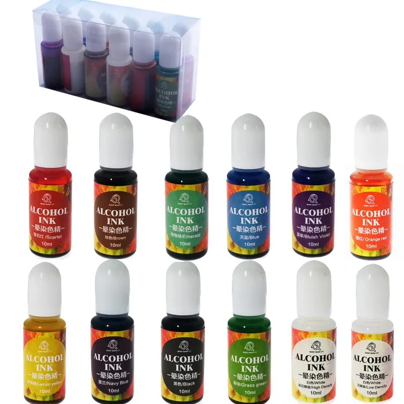 Kit colorant liquide résine époxy pour bijoux et artisanat