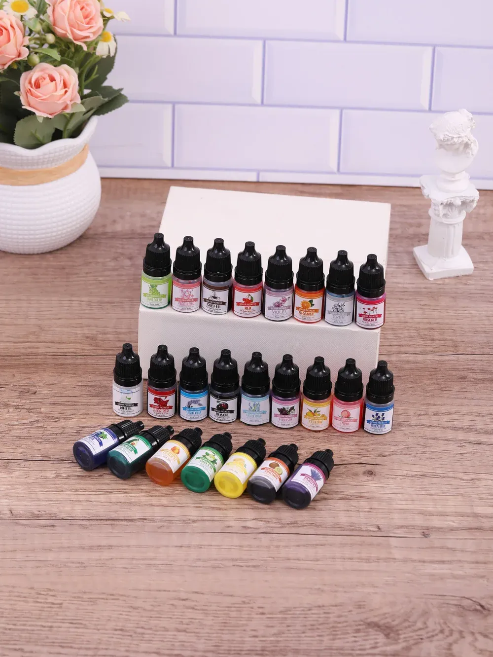 Kit colorant liquide résine époxy pour bijoux et artisanat