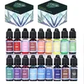 Kit colorant liquide résine époxy pour bijoux et artisanat – Couleur Ensemble 9