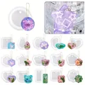 Kit de 16 moules silicone géométriques pour bijoux – 6