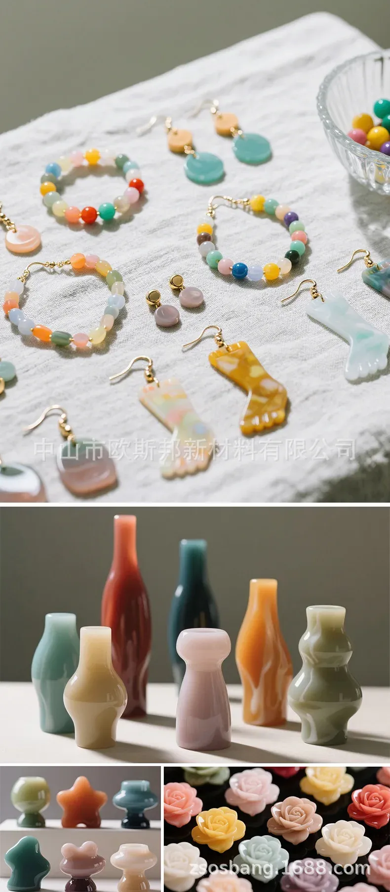 Kit de 24 colorants Morandi 10 ml pour résine