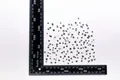 Kit de 24 fleurs séchées pressées bleues pour résine – Couleur Suck black