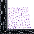 Kit de 24 fleurs séchées pressées bleues pour résine – Couleur Suck purple