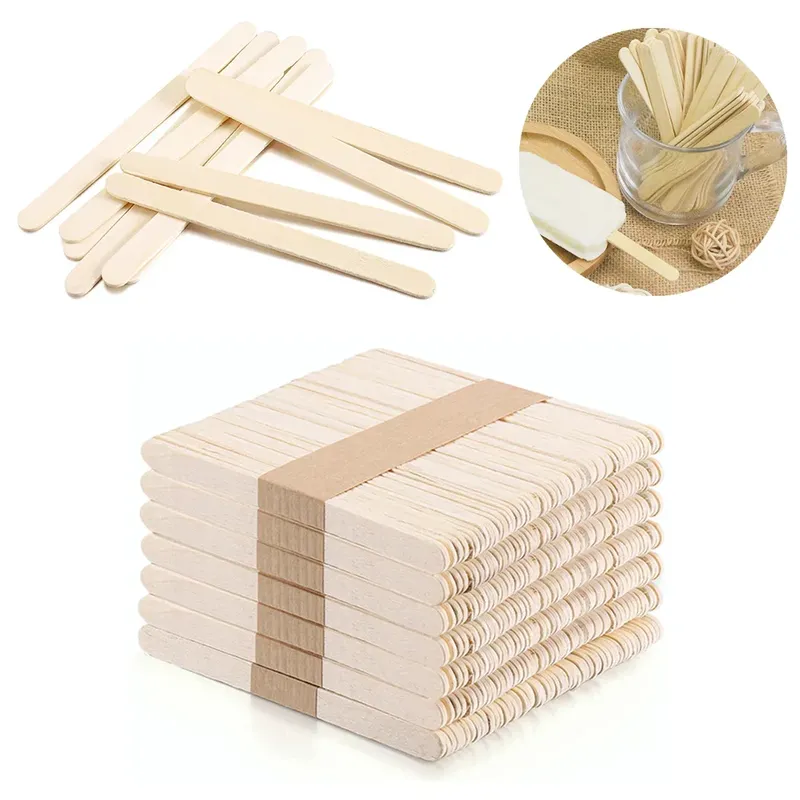 Kit de 50 à 150 bâtonnets bois pour résine et artisanat