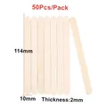 Kit de 50 à 150 bâtonnets bois pour résine et artisanat – Couleur M241 114MM 50Pcs
