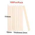 Kit de 50 à 150 bâtonnets bois pour résine et artisanat – Couleur M241 114MM 100Pcs