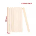 Kit de 50 à 150 bâtonnets bois pour résine et artisanat – Couleur M241 125mm 100Pcs