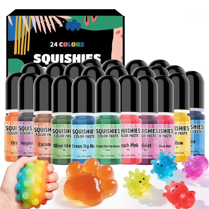 Kit de 6 colorants liquides pour résine époxy