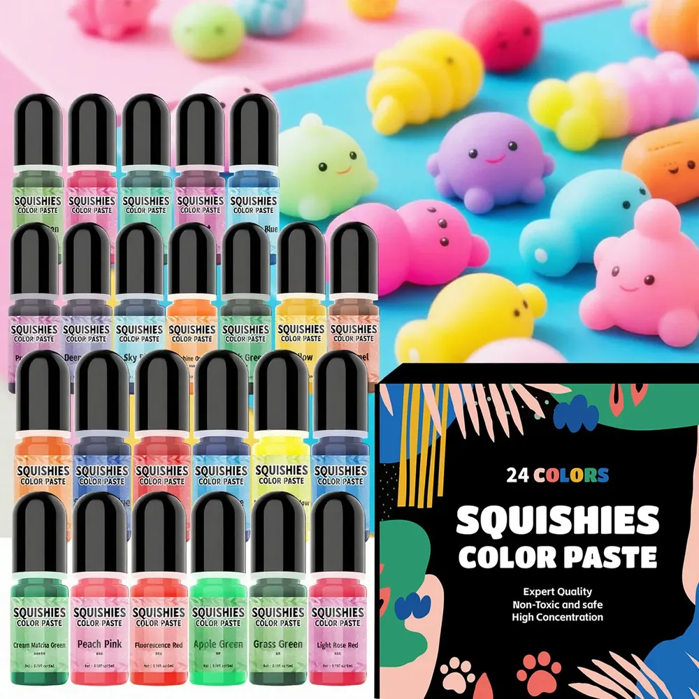 Kit de 6 colorants liquides pour résine époxy