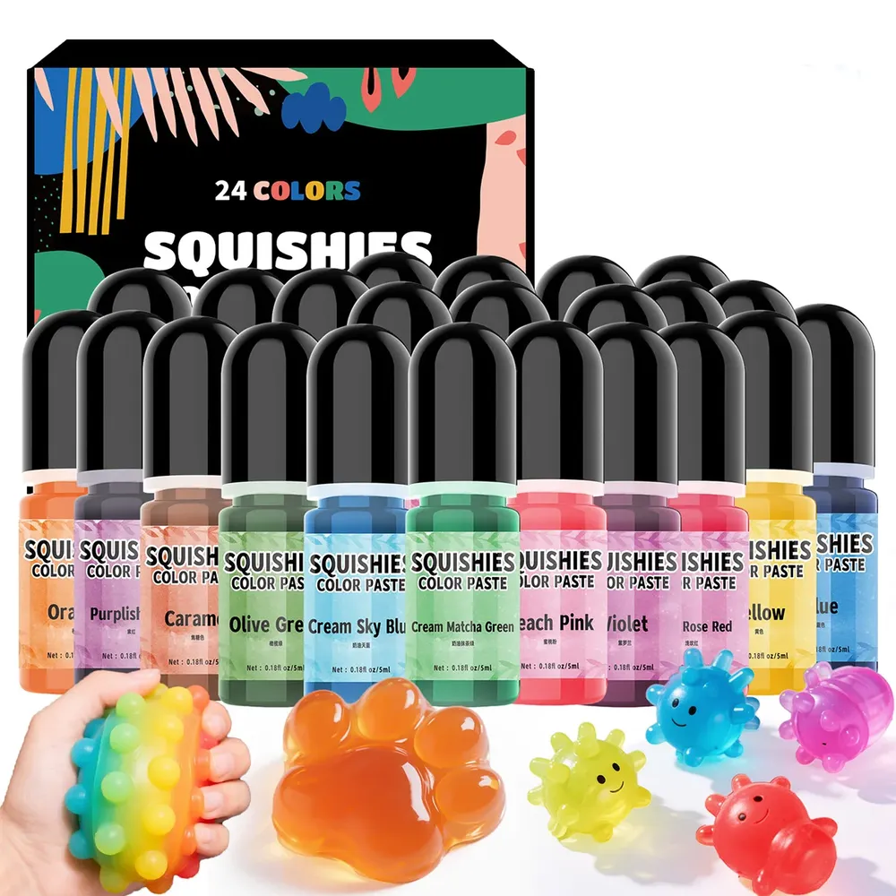 Kit de 6 colorants liquides pour résine époxy
