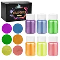 Kit de 6 pigments mica nacrés pour résine – Couleur Powder Set Box-A