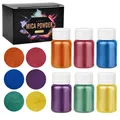 Kit de 6 pigments mica nacrés pour résine – Couleur Powder Set Box-E