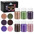 Kit de 6 pigments mica nacrés pour résine – Couleur Powder Set Box-J