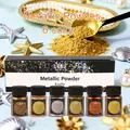 Kit de 6 poudres métalliques et mica pour résine – 1