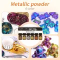 Kit de 6 poudres métalliques et mica pour résine – 2