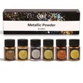 Kit de 6 poudres métalliques et mica pour résine – 5