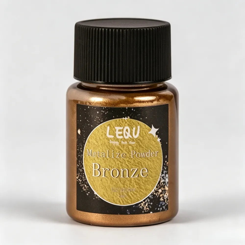 Kit de 6 poudres métalliques et mica pour résine