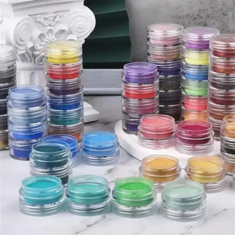 Kit de 6 poudres mica scintillantes pour résine