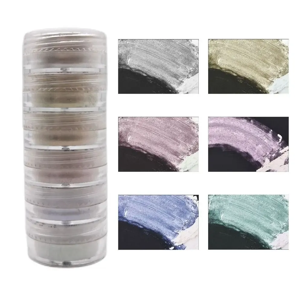 Kit de 6 poudres mica scintillantes pour résine