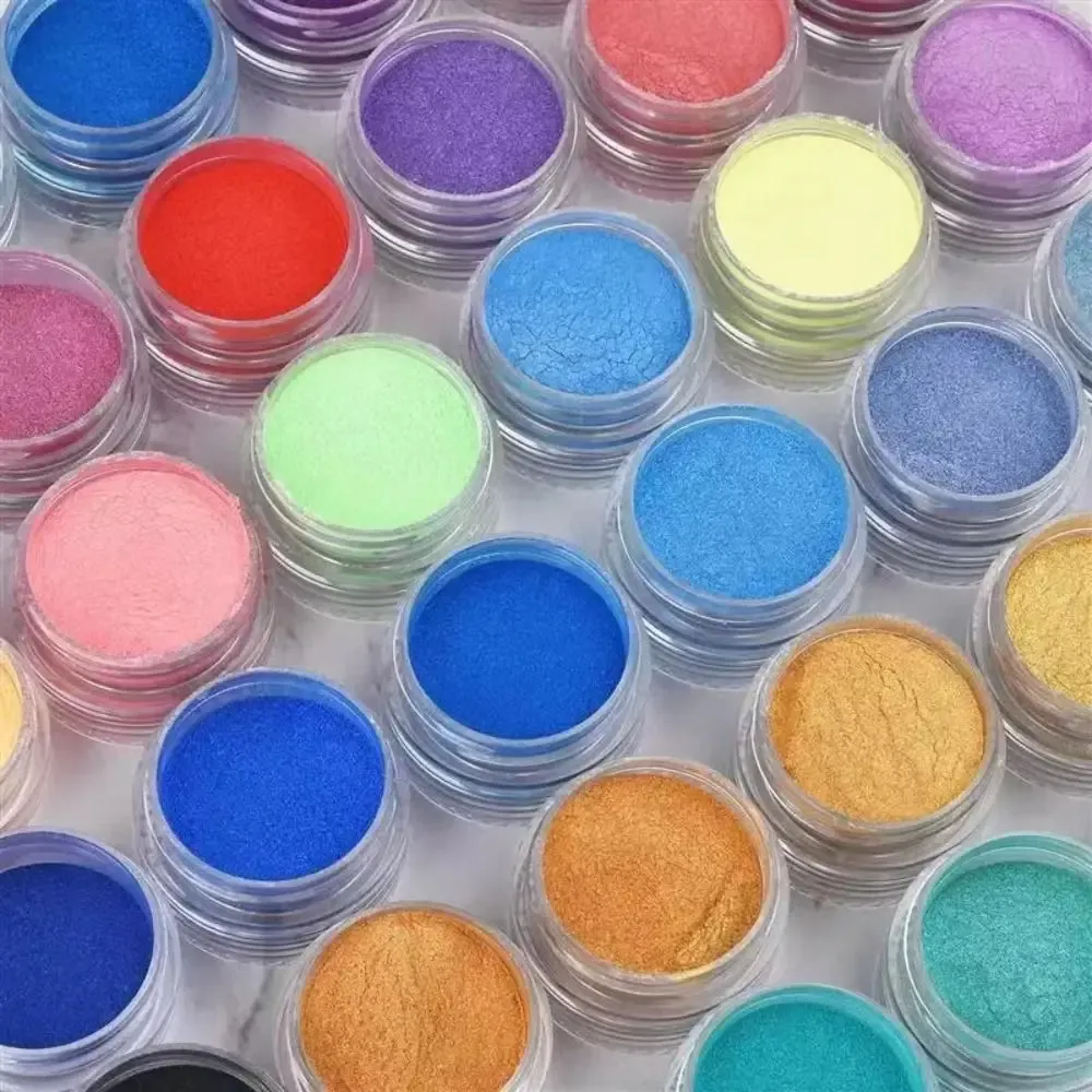 Kit de 6 poudres mica scintillantes pour résine