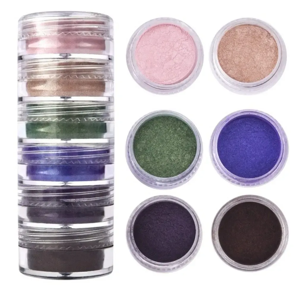 Kit de 6 poudres mica scintillantes pour résine