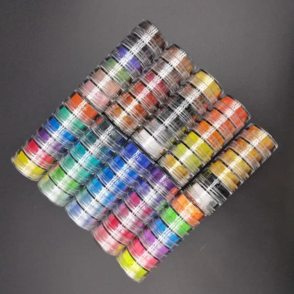 Kit de 6 poudres mica scintillantes pour résine