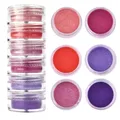 Kit de 6 poudres mica scintillantes pour résine – Couleur noir (02)