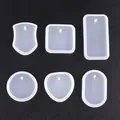 Kit de moules silicone formes rondes et rectangulaires – Couleur A set-6pcs