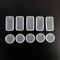 Kit de moules silicone formes rondes et rectangulaires – Couleur I set-10pcs