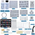 Kit démarrage moules résine silicone pour bijoux porte-clés – 2