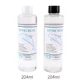Kit démarrage résine époxy 50 ml à 250 ml et moules silicone – Couleur 204ml 204ml