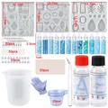 Kit démarrage résine époxy 50 ml à 250 ml et moules silicone – Couleur all in one set 12