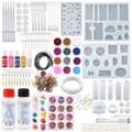 Kit démarrage résine époxy 50 ml à 250 ml et moules silicone – Couleur all in one set 1