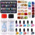 Kit démarrage résine époxy 50 ml à 250 ml et moules silicone – Couleur all in one set 9