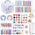 Kit démarrage résine époxy 50 ml à 250 ml et moules silicone – Couleur all in one set 7