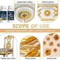 Kit dorure 100 ml à 200 ml résine époxy pour feuille d'or et bijoux – 3