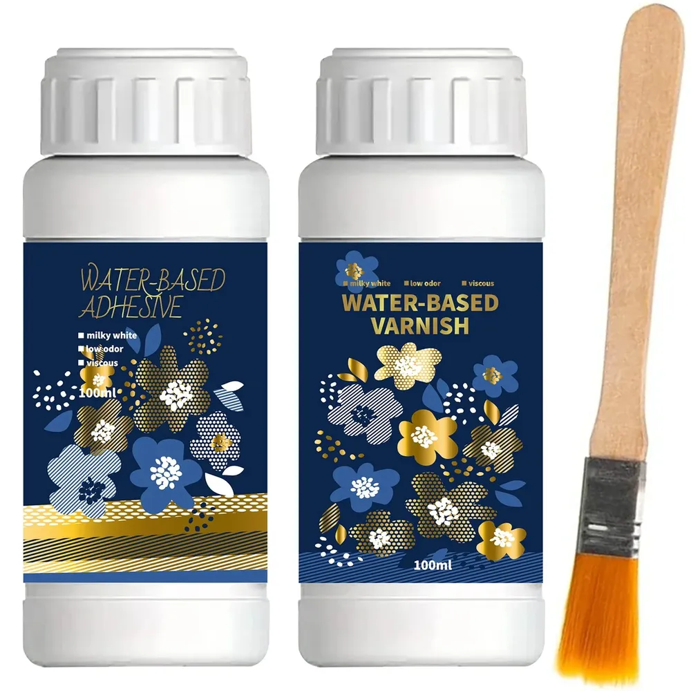 Kit dorure 100 ml à 200 ml résine époxy pour feuille d'or et bijoux