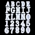 Kit moules silicone lettres et chiffres pour porte-clés DIY – 4
