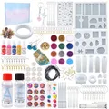 Kit moules silicone résine pour boucles d'oreilles porte-clés – 1