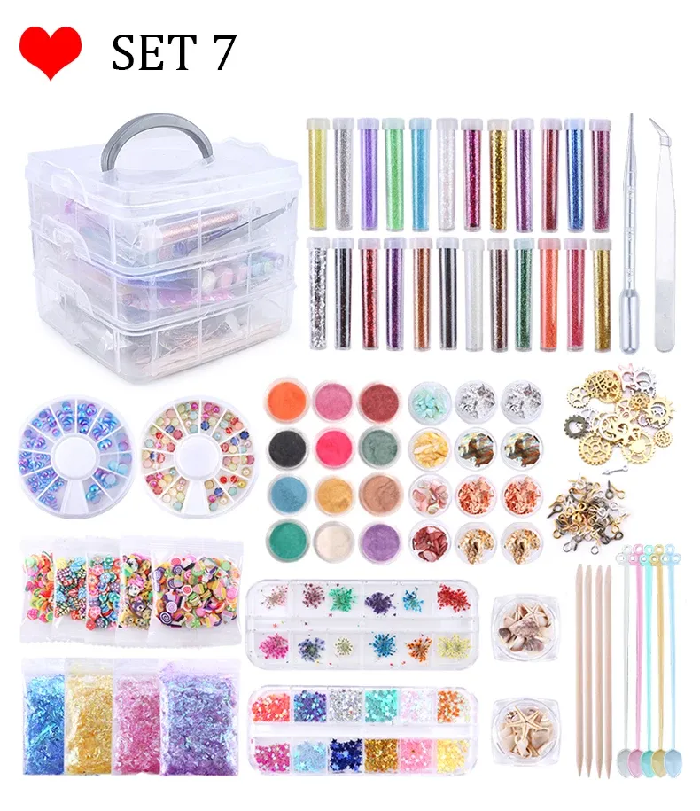 Kit moules silicone résine pour boucles d'oreilles porte-clés