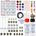 Kit moules silicone résine pour boucles d'oreilles porte-clés – Couleur set 4