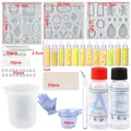 Kit moules silicone résine pour boucles d'oreilles porte-clés – Couleur set13