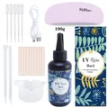 Kit moules silicone résine pour boucles d'oreilles porte-clés – Couleur set9
