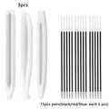 Kit moules silicone stylo résine époxy pour bijoux – Couleur 15PcsMix Pen123